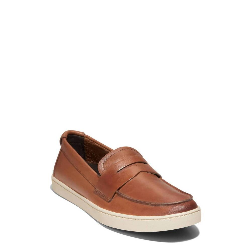 Cole Haan Men’s Tan Leather Penny Loafer Sneaker